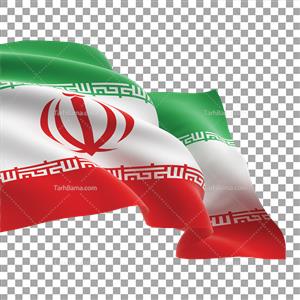 عکس پرچم ایران مواج